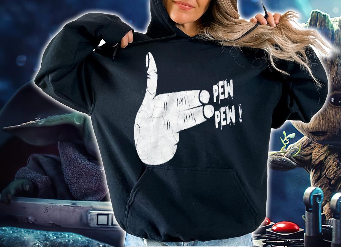 Pew Hand Pew Funny Person Shirt