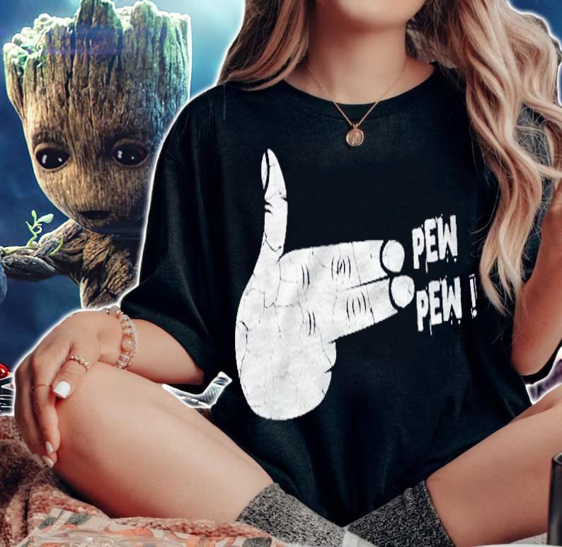 Pew Hand Pew Funny Person Shirt