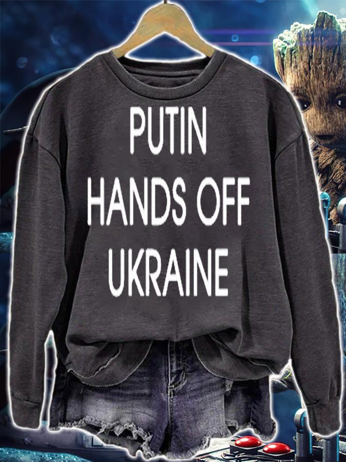 Putin Hands Off Ukraine Anti Putin T-Shirt sweatshirt