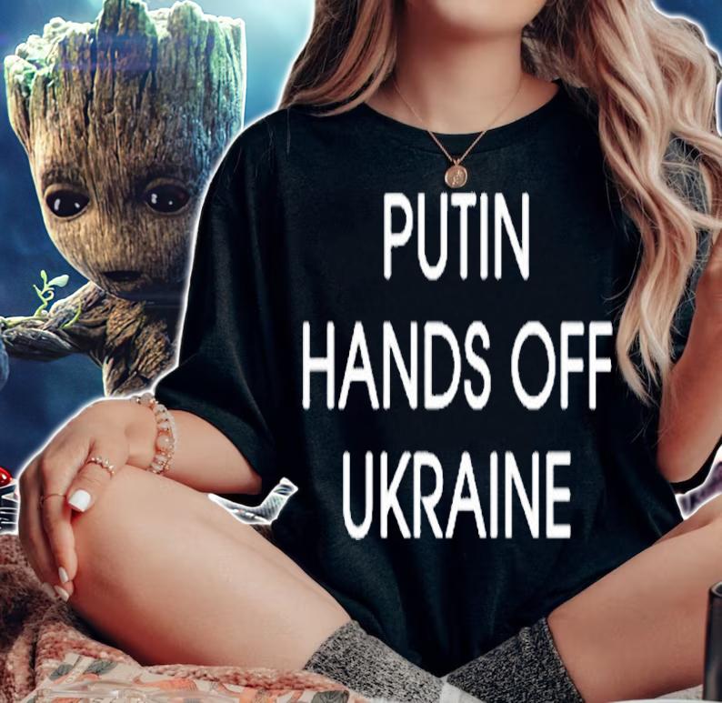 Putin Hands Off Ukraine Anti Putin T-Shirt woman shirt