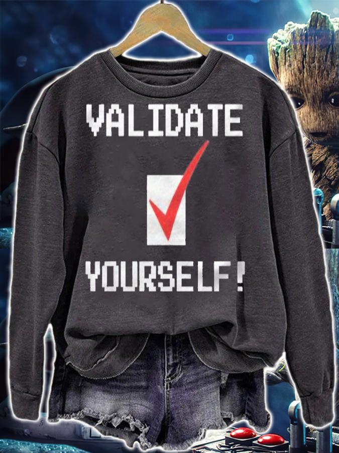 Validate Yourself Tshirtlife Coach Self Help Shirt