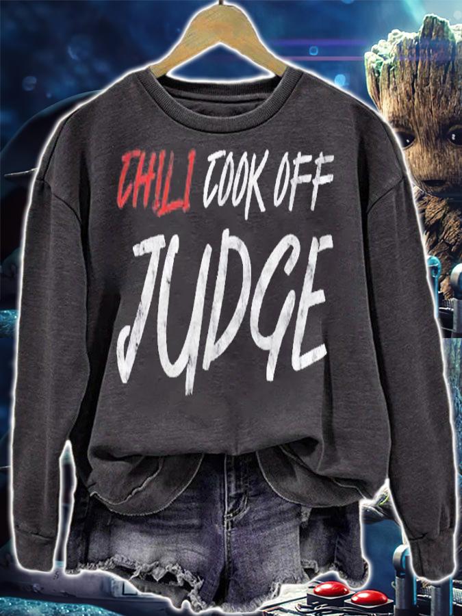 Chili Cook Off Judge Chili Lover Gift Shirt sweatshirt