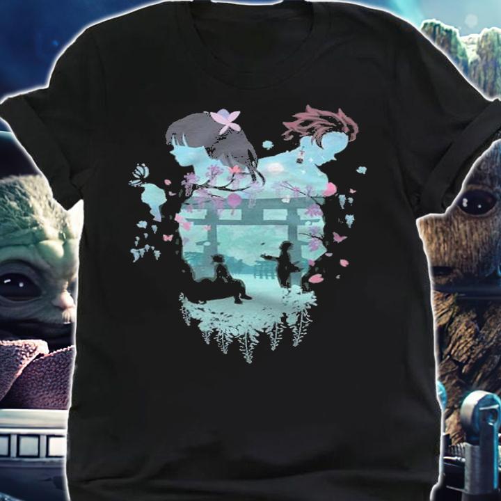 Demon Slayer Tanjiro and Kanao Japanese style T-shirt shirt