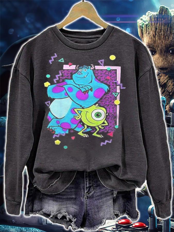 Disney pixar monsters inc. mike and sully 90s style shirt sweatshirt