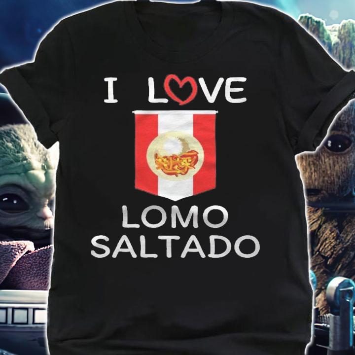 Peruvian Food Shirt Lomo Saltado Gift Peru Flag Shirt