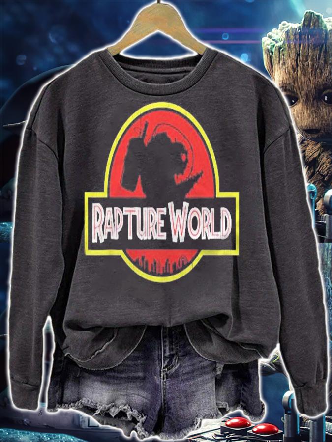 Retro Bioshocks Anime Series Outfits Playing Game Videogame Shirt