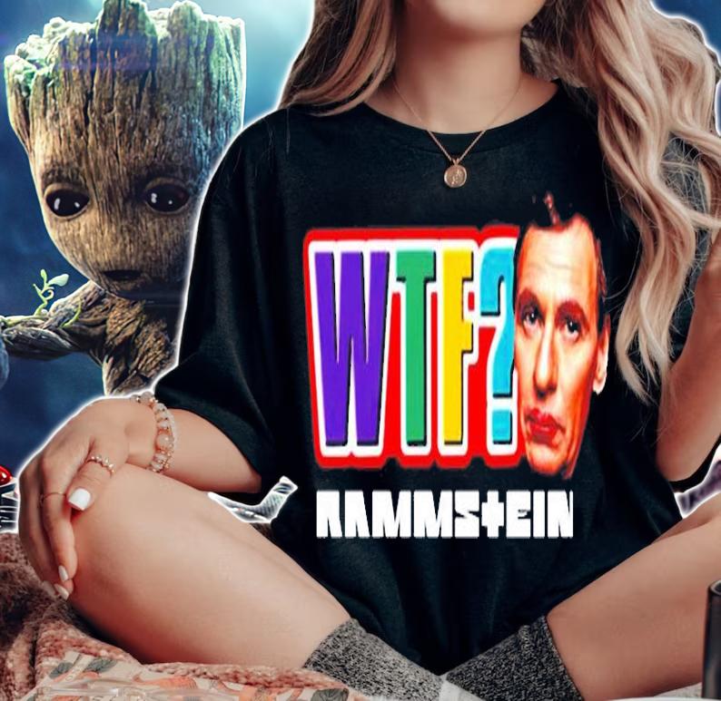 Wtf Rammstein Zick Zack T-Shirt