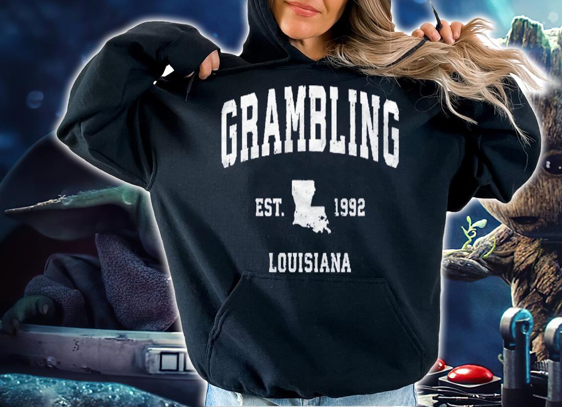 Grambling Louisiana La Vintage Athletic Sports Design Pullover Shirt