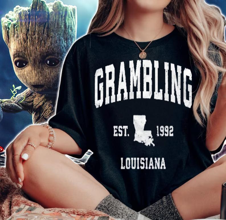 Grambling Louisiana La Vintage Athletic Sports Design Pullover Shirt