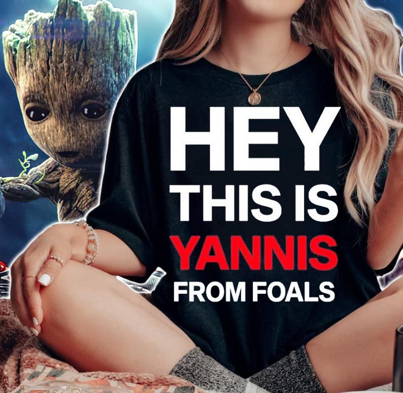 Hey This Is Yannis From Foals T-Shirt woman shirt