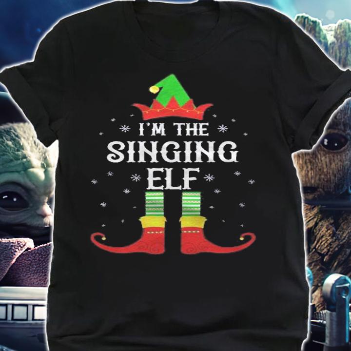 Im The Singing Elf Family Group Christmas Shirt shirt