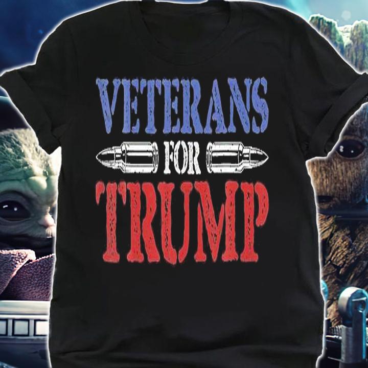 Vetererans For Trump T-shirt shirt