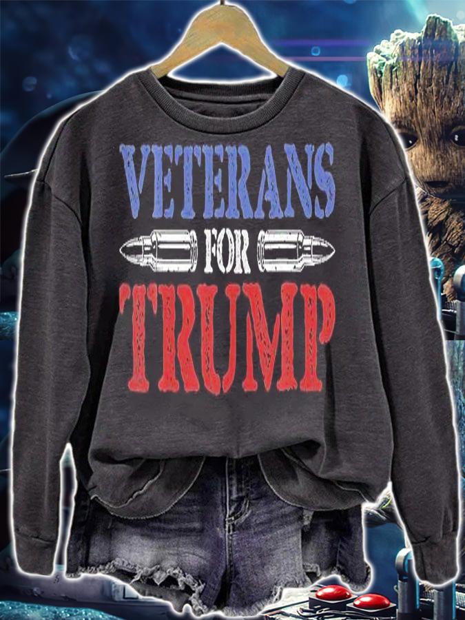 Vetererans For Trump T-shirt sweatshirt
