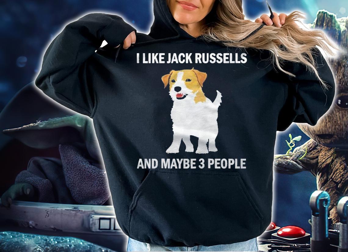 I Like Jack Russells Funny Dog Owner Pets Lover Gift Raglan Baseball Shirt hoodie