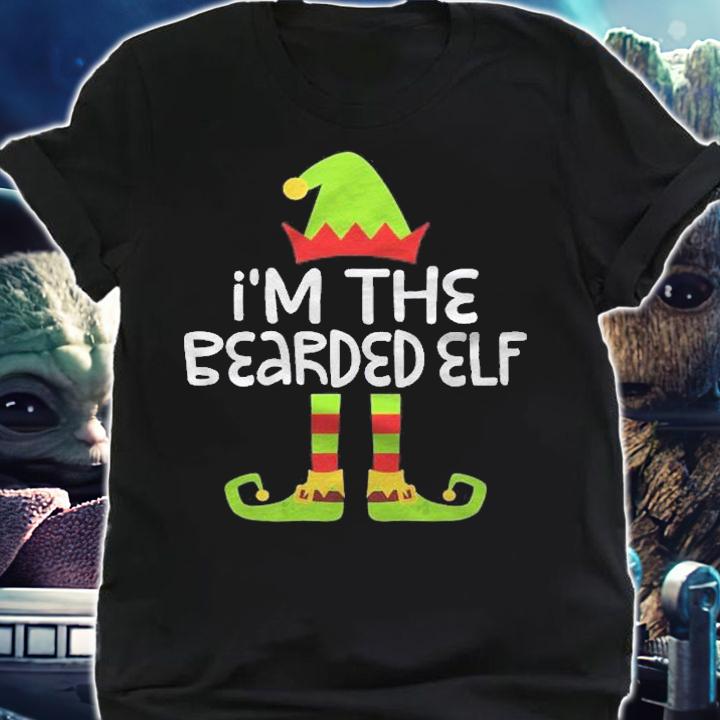 Im The Bearded Elf Matching Christmas Costume Shirt shirt