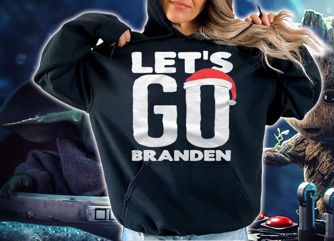 Let's go Braden Brandon Joe Biden Santa Claus Christmas T-shirt hoodie
