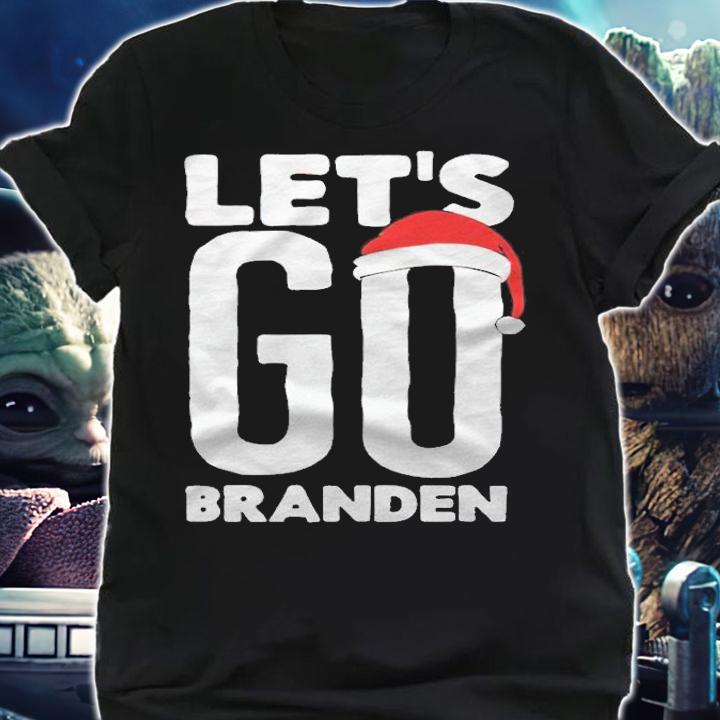 Let's go Braden Brandon Joe Biden Santa Claus Christmas T-shirt shirt