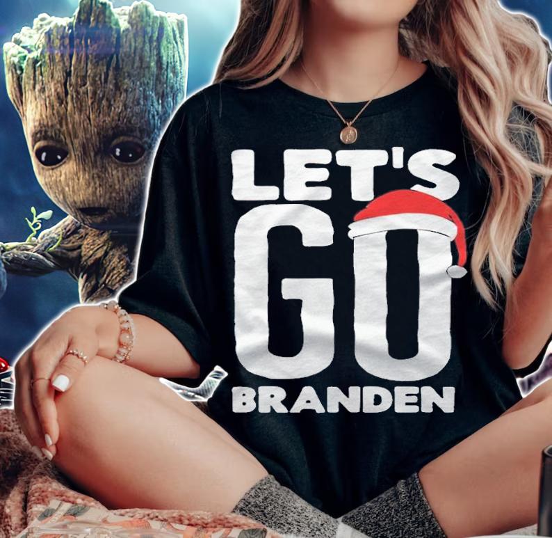 Let's go Braden Brandon Joe Biden Santa Claus Christmas T-shirt woman shirt