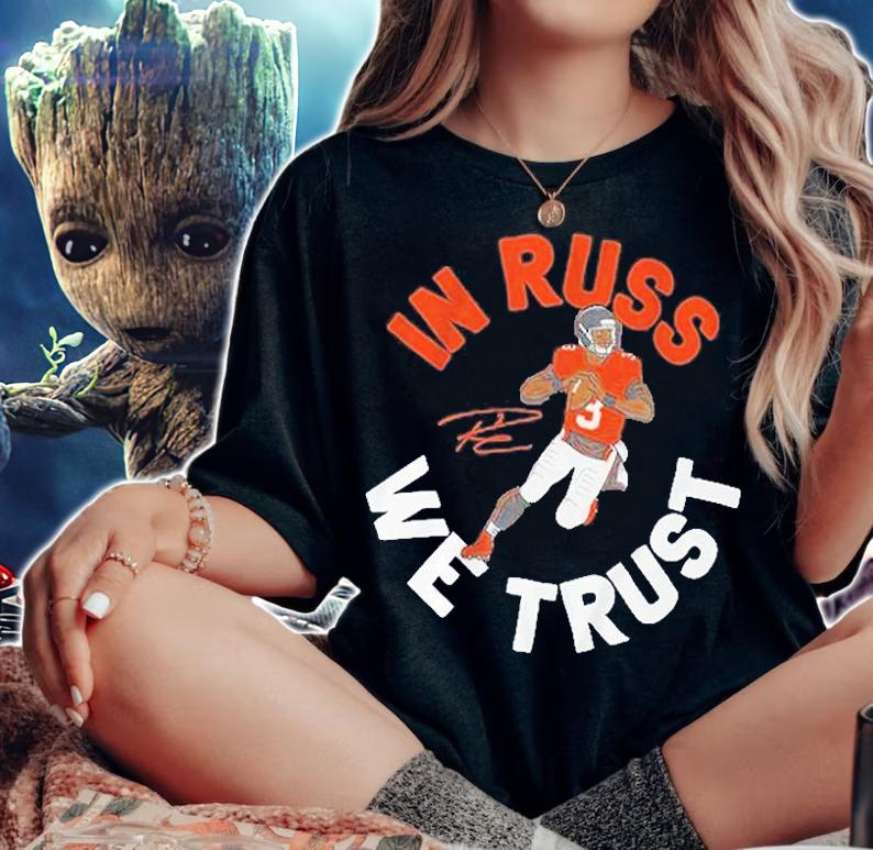 Russell Wilson In Russ We Trust T-Shirt woman shirt
