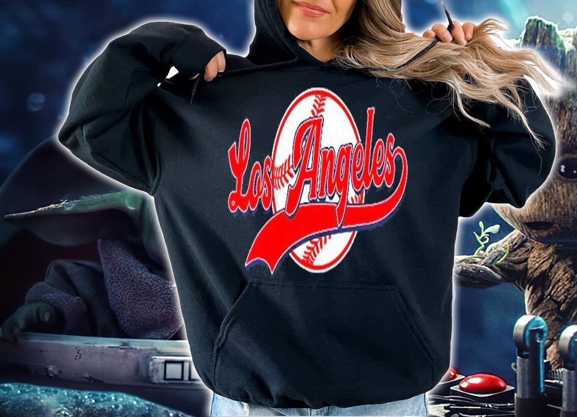 Vintage Los Angeles City Baseball Distressed Baseball T-Shirt