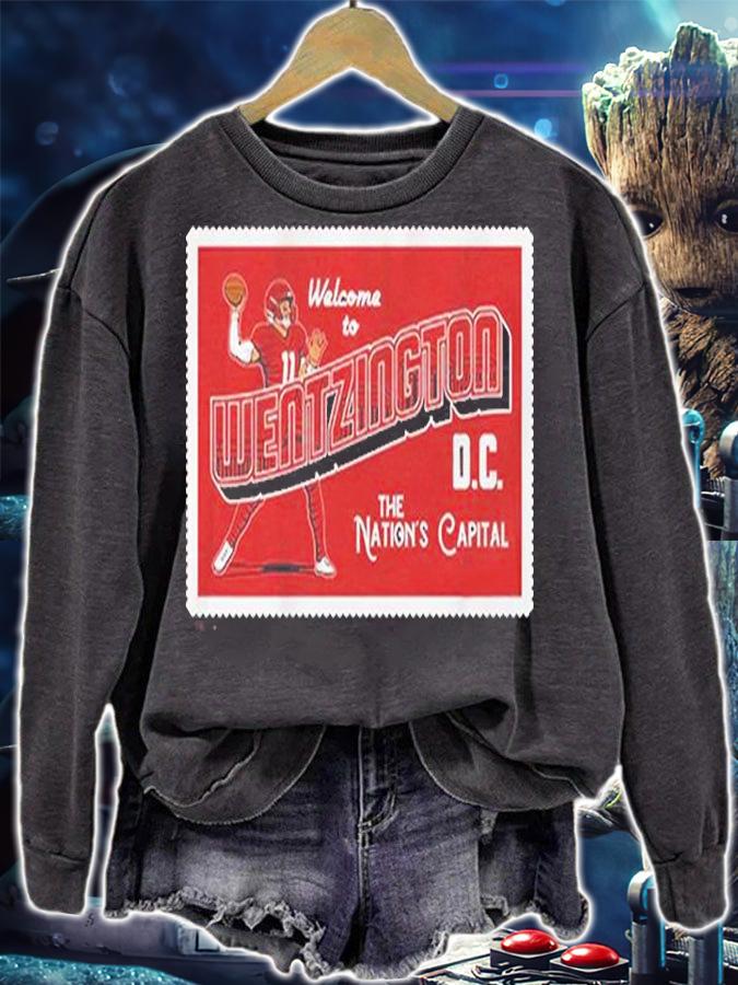 Carson Wentz Welcome To Wentzington D.C. The Nation's Capital T-Shirt sweatshirt