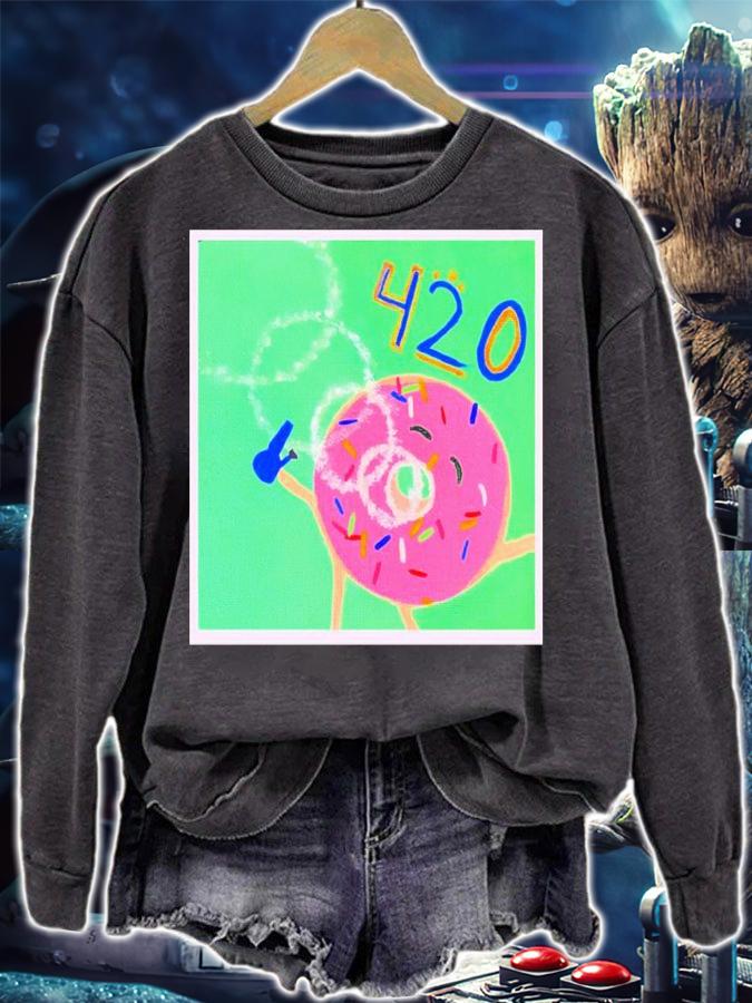 Donut 420 Large Shirt sweatshirt