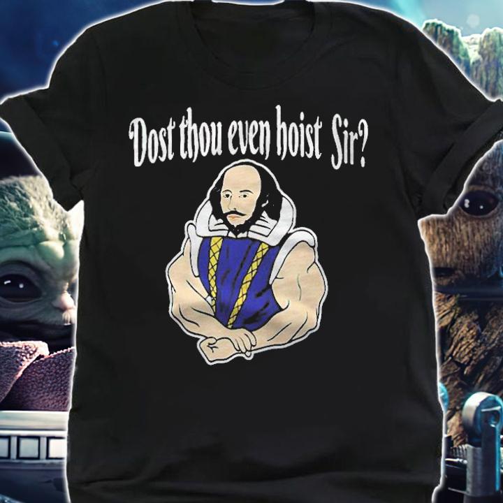 Dost thou even hoist sir fitness T-shirt