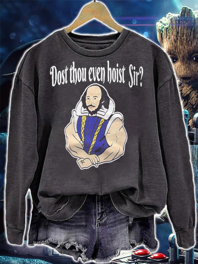 Dost thou even hoist sir fitness T-shirt