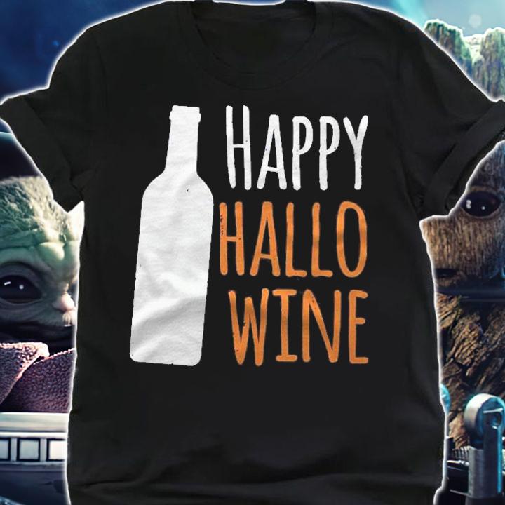 Funny Halloween Costume Shirt Happy Hallowine Shirt shirt