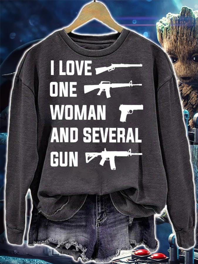 I Love One Woman And Several Guns Shirt