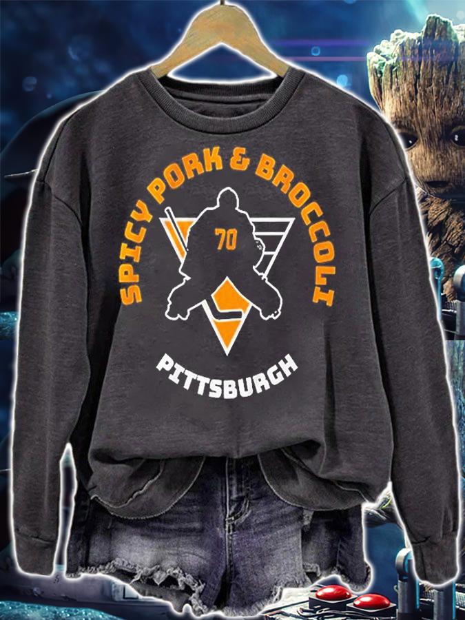 Louis Domingue Spicy Pork And Broccoli T-Shirt sweatshirt