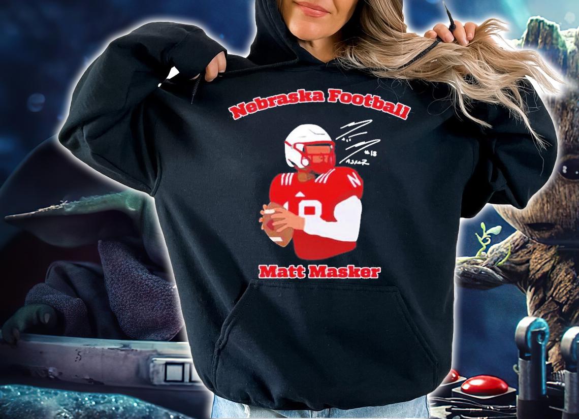 Matt Masker Nebraska Football Signature T-Shirt hoodie