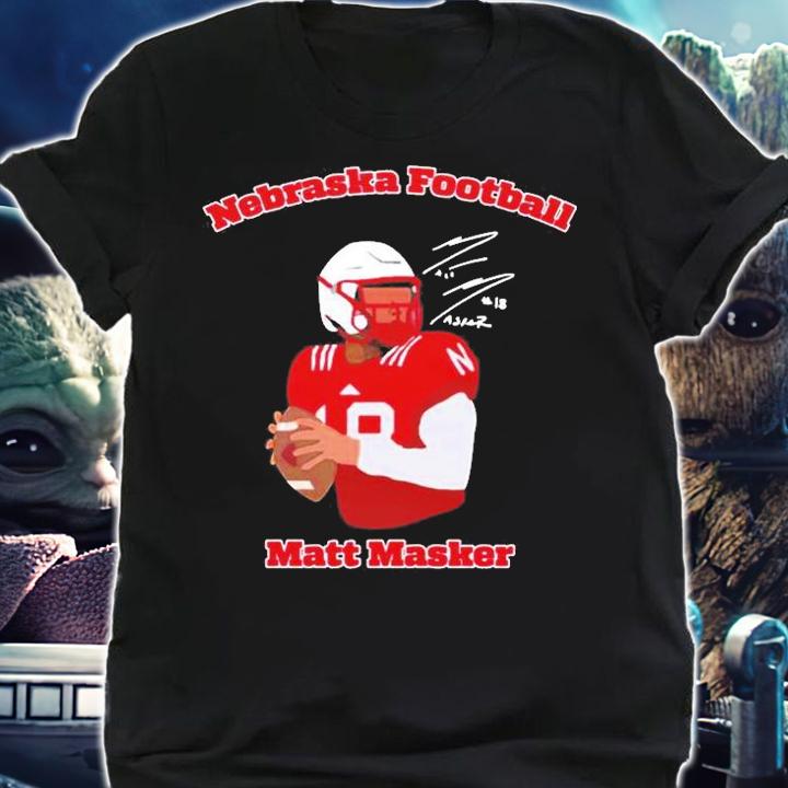 Matt Masker Nebraska Football Signature T-Shirt shirt