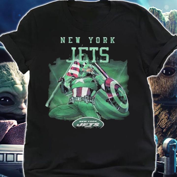 New York Jets Chris Evans Captain America T-shirt shirt