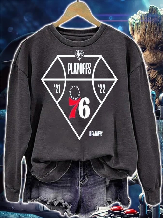 Philadelphia 76ers 2022 NBA Playoffs Diamond Tip Off T-Shirt sweatshirt