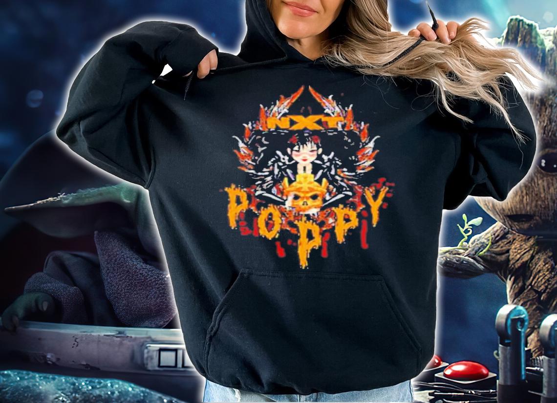 Poppy X Triple H Gold Skull NXT Shirt hoodie