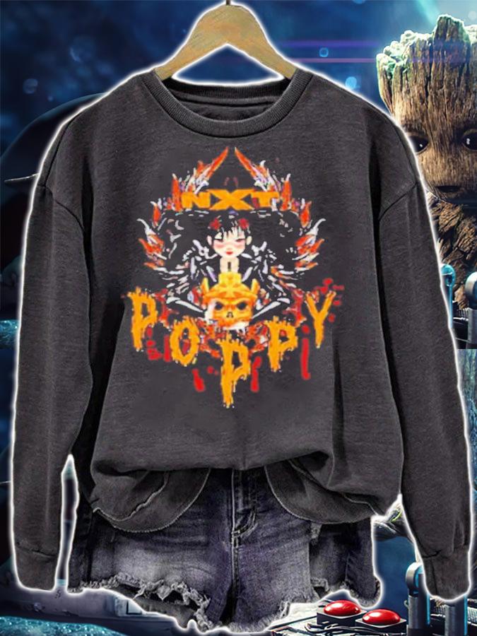 Poppy X Triple H Gold Skull NXT Shirt sweatshirt