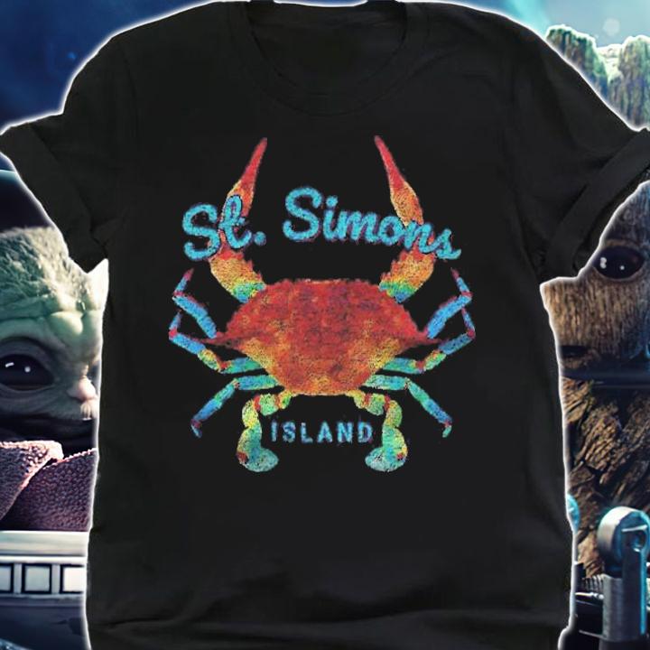 St. Simons Island Ga Blue Crab T-shirt shirt