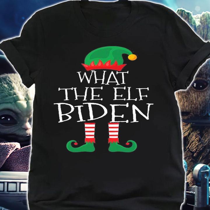 What The Elf Biden Matching Family Group Christmas T-Shirt shirt