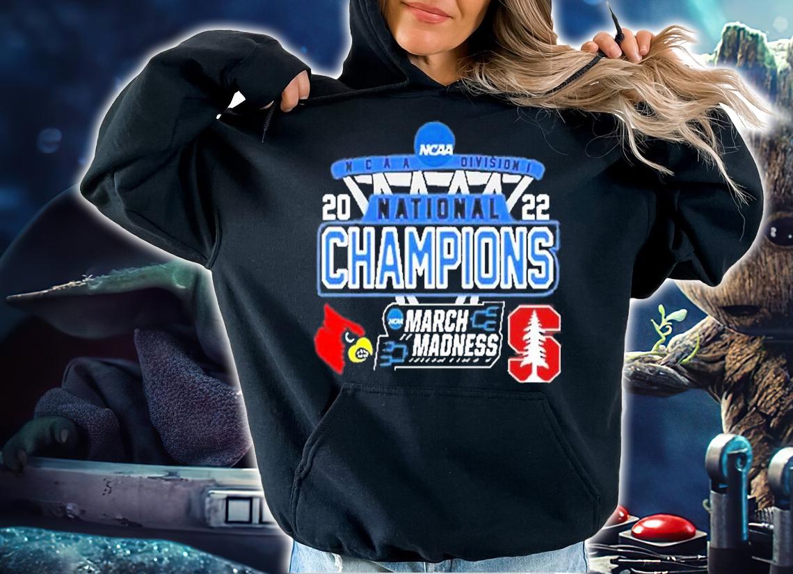 Louisville Vs Stanford NCAA Division I March Madness The Road To National Champions 2022 T-Shirt hoodie