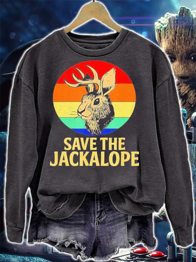 Rabbit Save The Jackalope Vintage Shirt sweatshirt