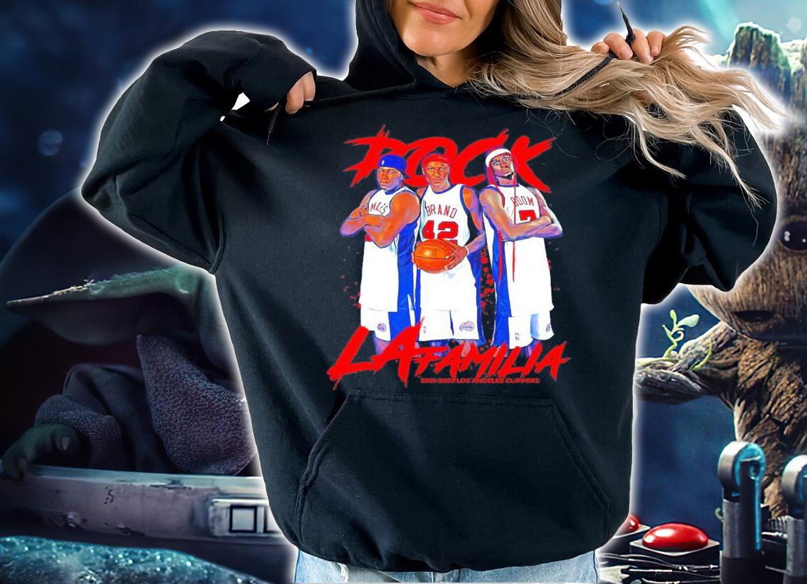 Rock LA Familia 2001-2002 Los Angeles Clippers Basketball Shirt hoodie