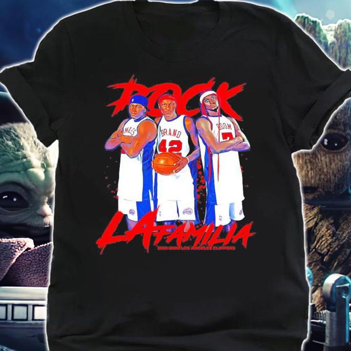 Rock LA Familia 2001-2002 Los Angeles Clippers Basketball Shirt shirt