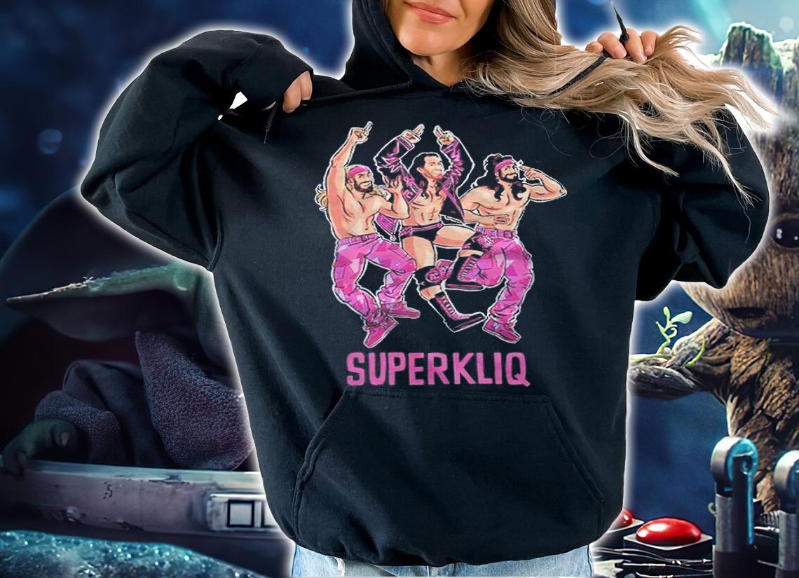 Superkliq party pink T-shirt hoodie