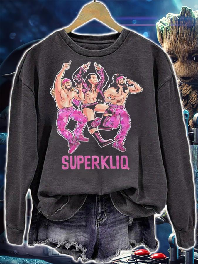 Superkliq party pink T-shirt sweatshirt