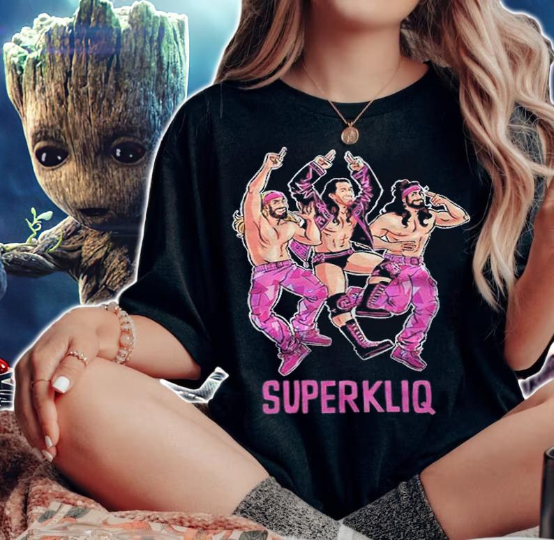Superkliq party pink T-shirt woman shirt