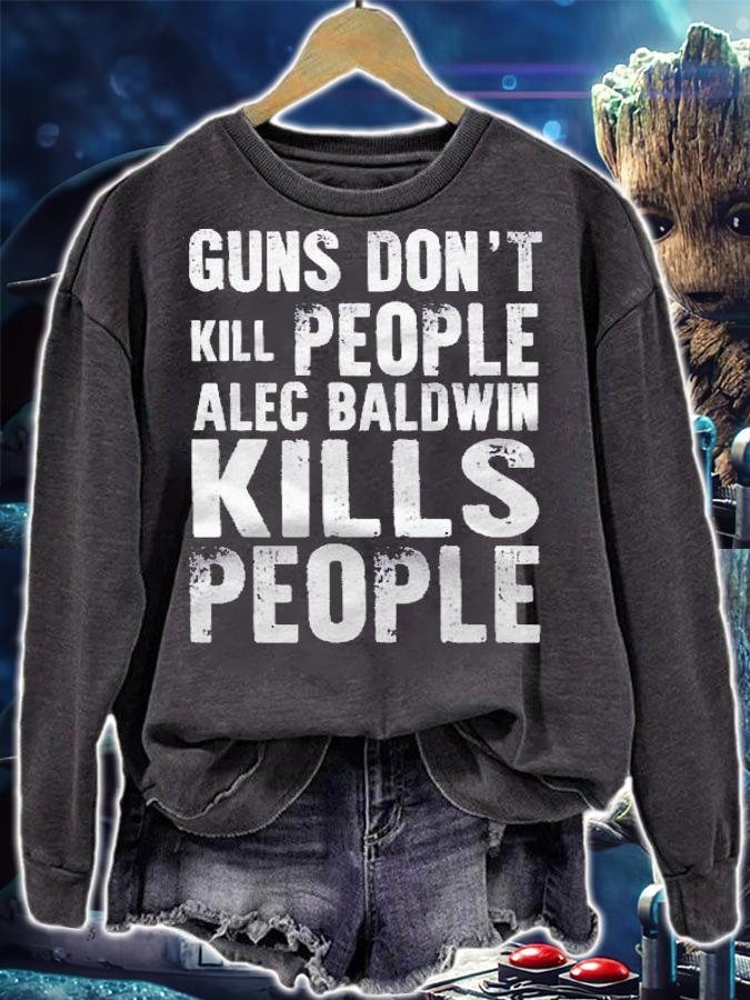 Donald Trump Jr Guns Dont Kill People Alec Baldwin Kills People Shirt