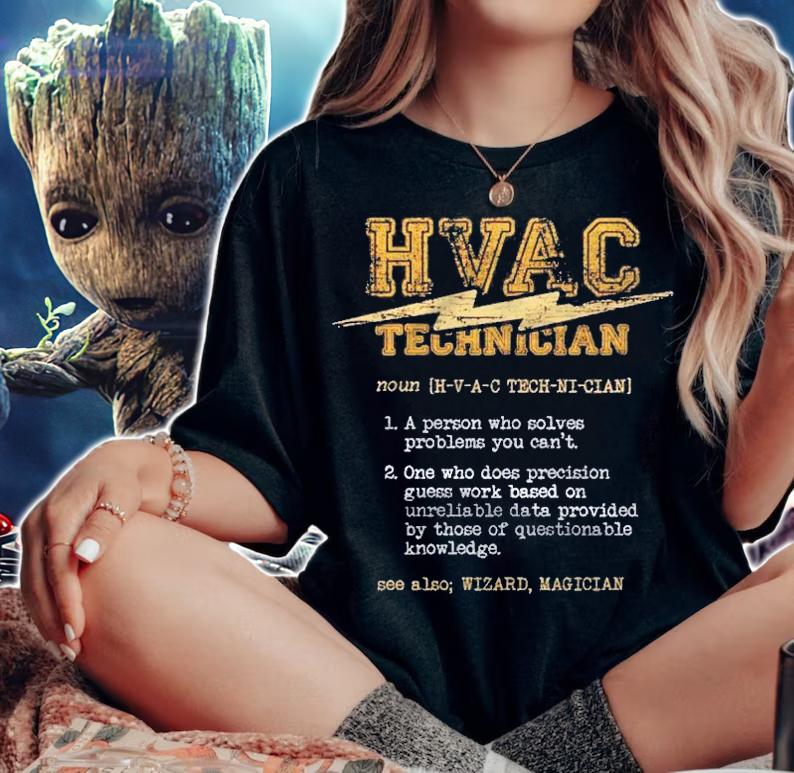 Funny Hvac Hvac Tech Gifts For Hvac Technicians shirt woman shirt