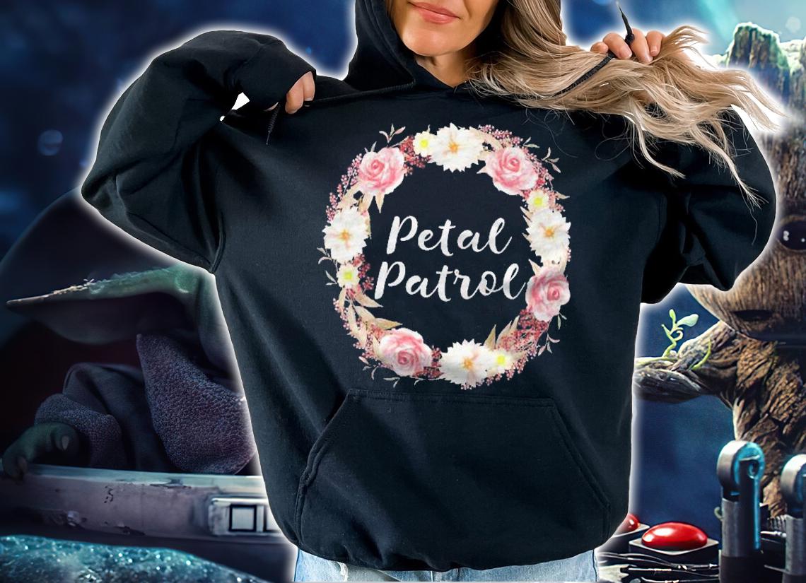 Kids Petal Patrol For Flower Girls  Boho Wedding Shirt hoodie