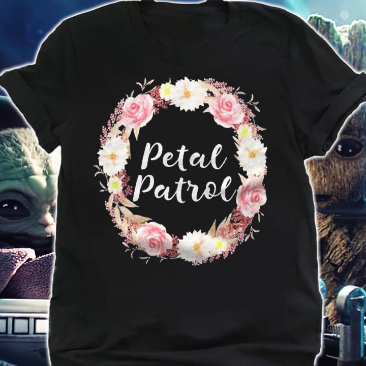 Kids Petal Patrol For Flower Girls  Boho Wedding Shirt shirt